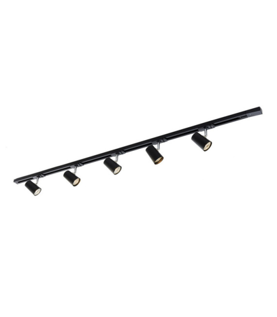 Barre de spots Astley Aluminium Noir Mat