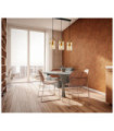 Nanesma Pendant Glass, Steel Gold