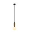 Suspension Aldeva Acier,alliage métallique Noir, Bronze Antique
