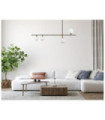 Belmonte Pendant Steel, Black Aluminum, Brass