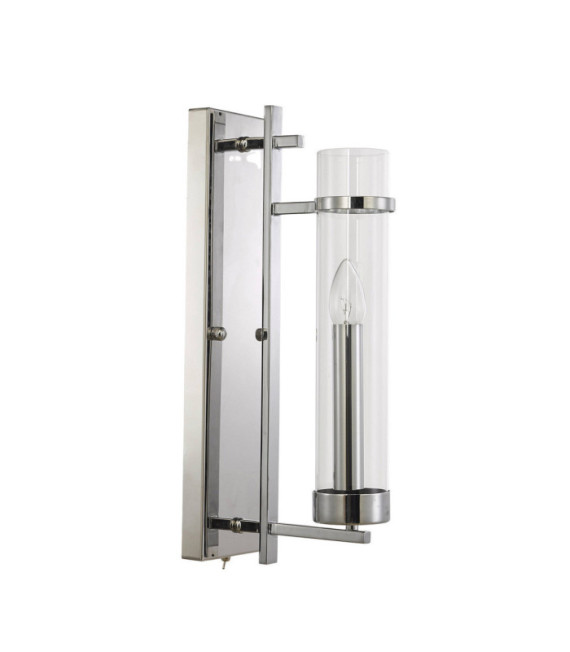 Aspen Wandleuchte Glas, Chromstahl