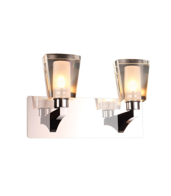Laurine Chrome Steel Wall Light