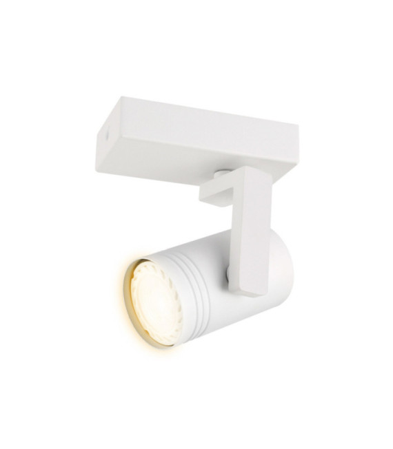 Strahler Spiela Stahl, weißes Aluminium