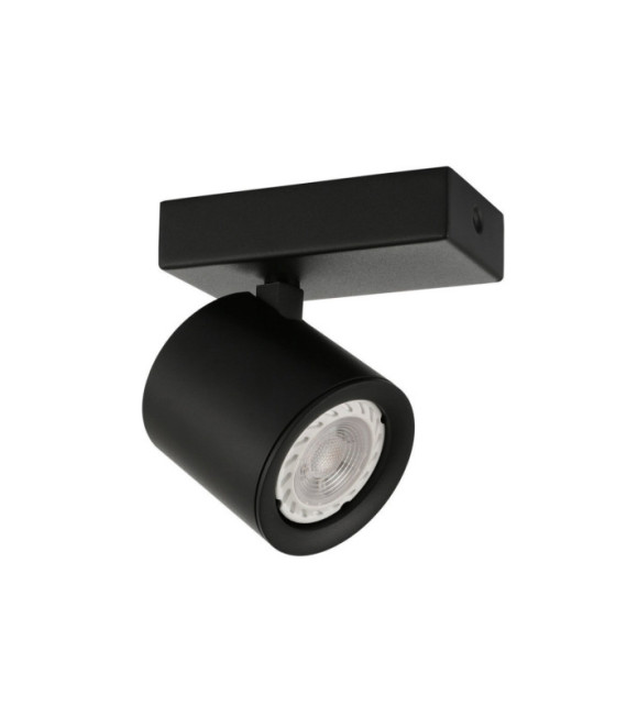Faretto Karlota Acciaio, Alluminio Nero