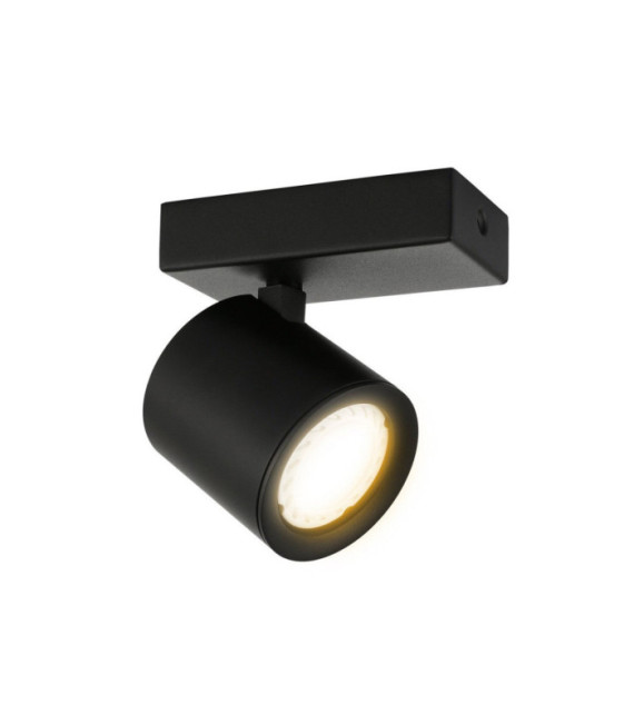 Karlota foco Acero, Aluminio Negro