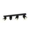 Barre de spots Merusa Acier,Aluminium Noir