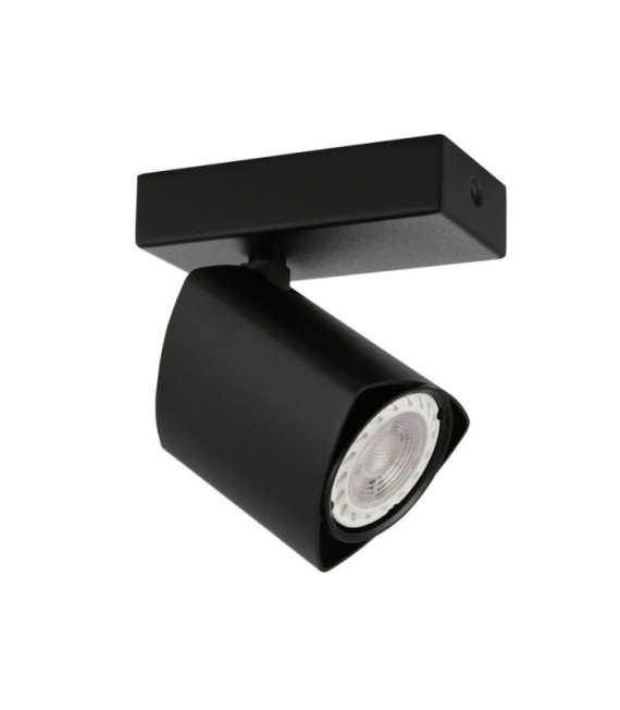 Foco Merusa Acero, Aluminio Negro
