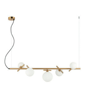 Suspension Reverso Verre,Acier Laiton