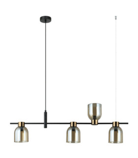 Servio Black Steel Pendant