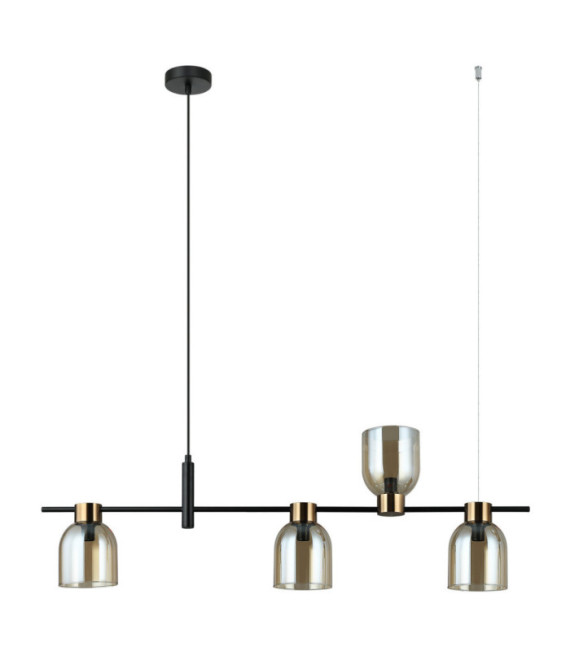 Servio Black Steel Pendant