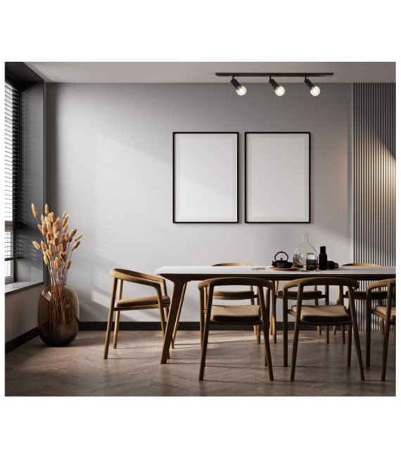 Marvi Strahlerleiste Kunststoff, Stahl, Aluminium Mattschwarz