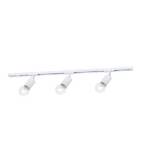 Barra de foco Marvi Plástico, acero, aluminio Blanco Mate
