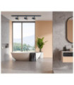 Barre de spots Marvi Plastique,acier,aluminium Noir Mat
