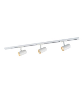 Marvi spotlight bar Plastic, steel, aluminum Matt White