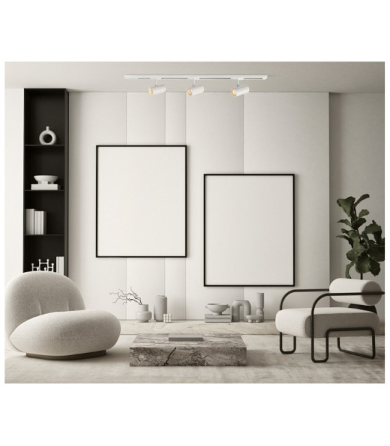 Marvi Strahlerleiste Kunststoff, Stahl, Aluminium Mattweiß
