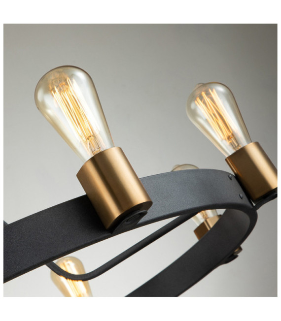 Hinkley pendant light Aged zinc steel and heritage brass