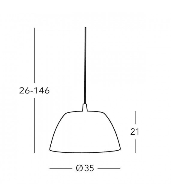 Suspension MALMÖ nickel 1 ampoule