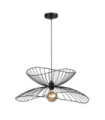 Galia Black Steel Pendant Lamp