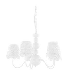 Arianna pendant light Metal alloy White