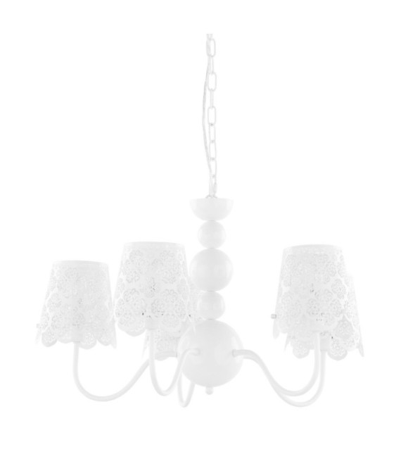 Arianna pendant light Metal alloy White