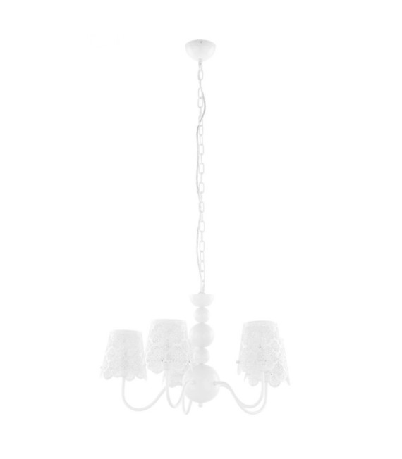 Arianna pendant light Metal alloy White