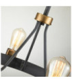 Hinkley pendant light Aged zinc steel and heritage brass