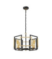 Suspension Primero Acier Or, Noir Mat