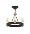 Hinkley pendant light Aged zinc steel and heritage brass