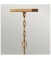 Hinkley pendant light Steel, crystal Aged brass