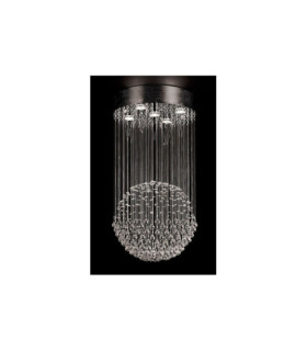 Suspension Lucid Alliage métallique,verre Chrome
