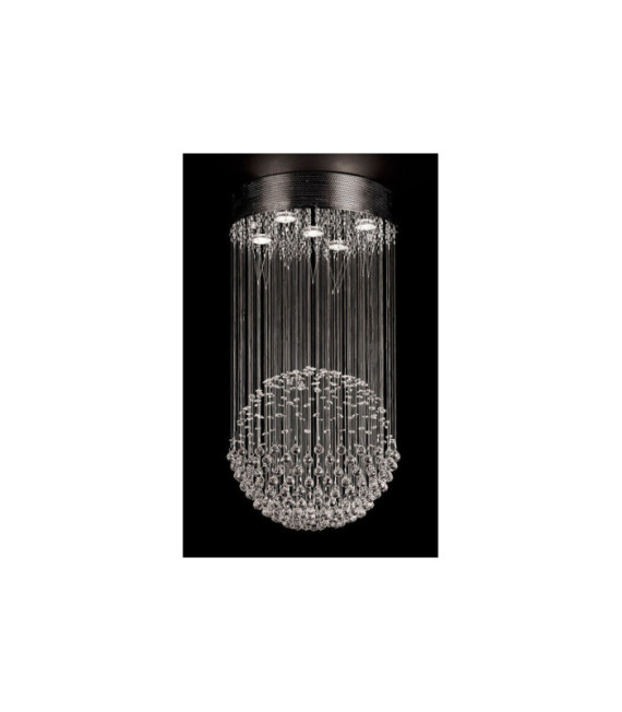 Suspension Lucid Alliage métallique,verre Chrome