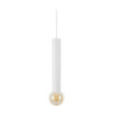 Marvi Pendant Lamp Plastic, Matt White Steel