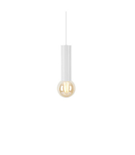 Marvi Pendant Lamp Plastic, Matt White Steel