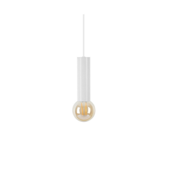 Marvi Pendant Lamp Plastic, Matt White Steel