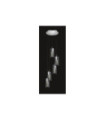 Verizon pendant light Metal alloy, glass Chrome