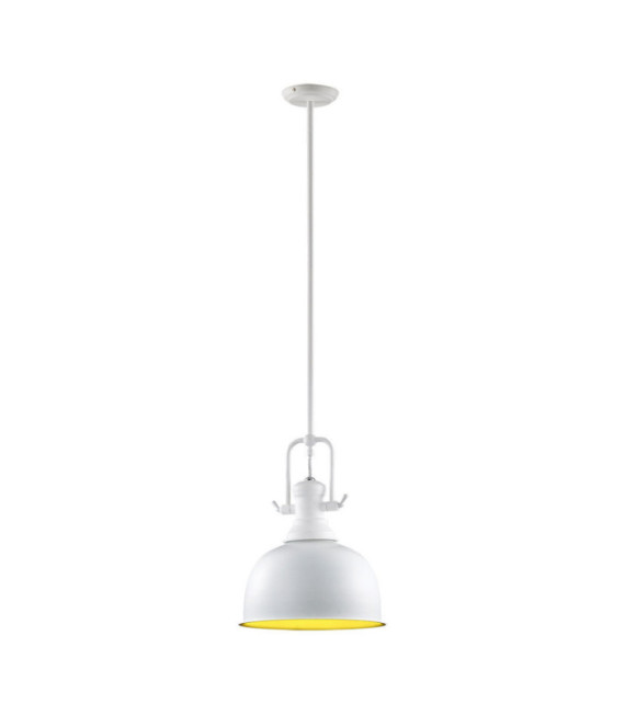 Suspension Laredo Alliage métallique Blanc, Jaune