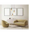 Suspension Santia Verre,Acier Cuivre