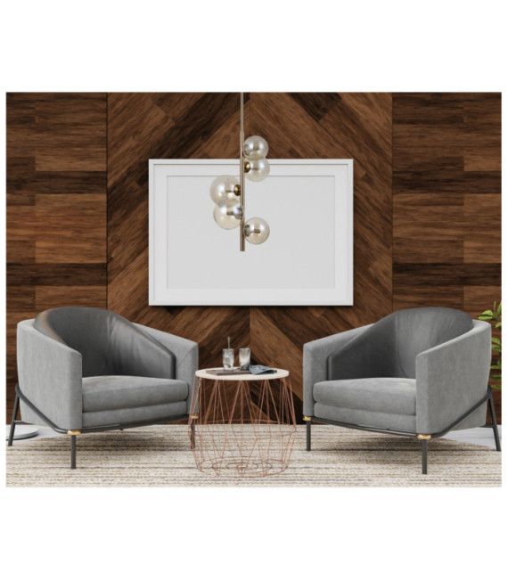Canello Pendant Glass, Steel Honey Brass
