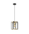 Suspension Primero Acier Or, Noir Mat