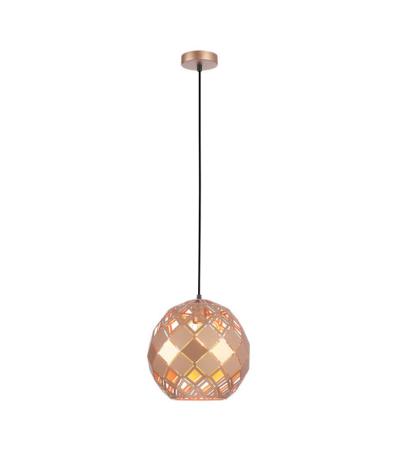 Paulela Pendelleuchte Glas, Stahl Gold