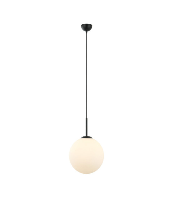 Suspension Deore Verre,Acier Blanc, Noir
