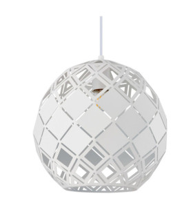 Suspension Paulela Acier Blanc