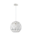 Suspension Paulela Acier Blanc