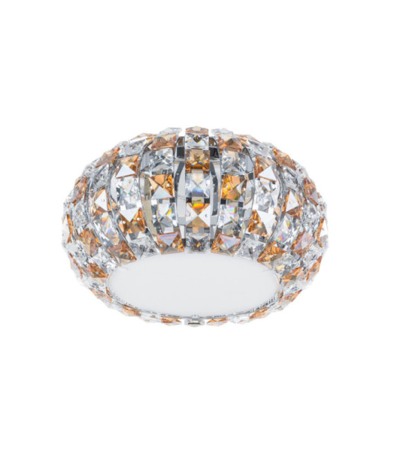 Plafonnier Monde Alliage métallique,verre Chrome