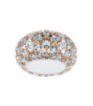 World ceiling light Metal alloy, glass Chrome