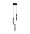 Isidora Pendant Steel, Aluminum Chrome, Black, Gray