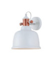 Applique murale Industrial Acier Blanc