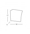 Applique murale DELON blanc 1 ampoule