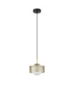 Lomica Pendant Steel Gold