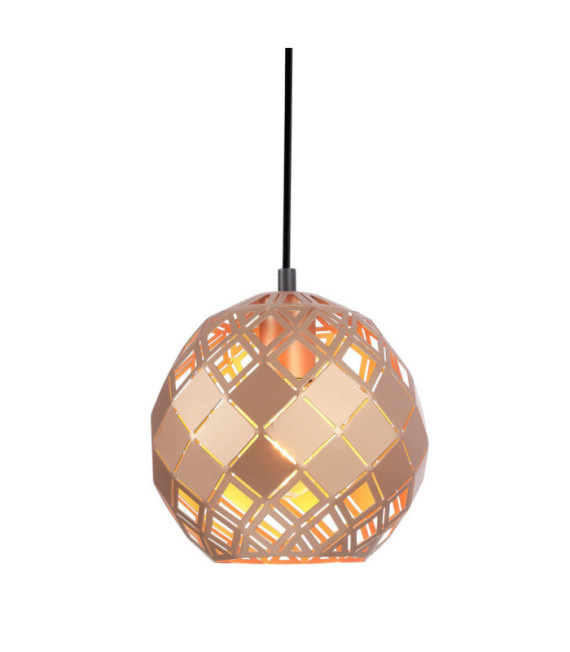 Suspension Paulela Verre,Acier Or
